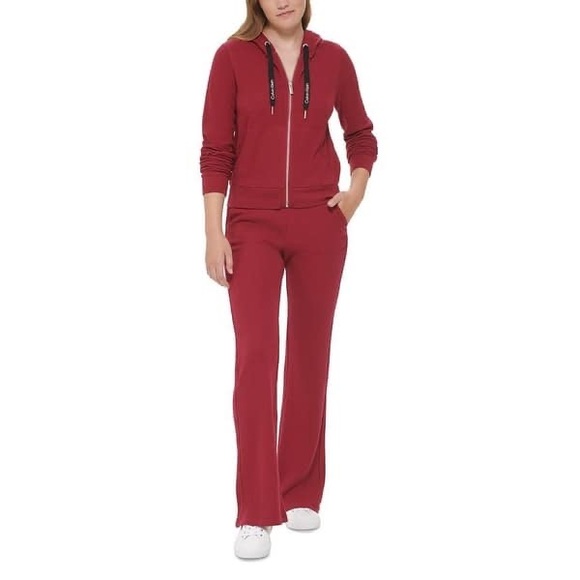 Calvin Klein Performance Tops - Calvin Klein Performance Waffle Knit Lounge Set